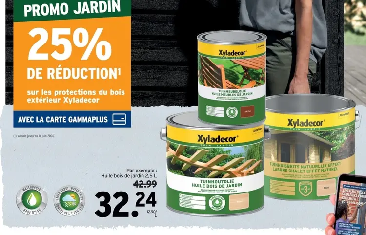 Offre: Huile bois de jardin
