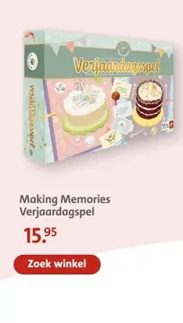 Aanbieding: Making Memories Verjaardagsspel