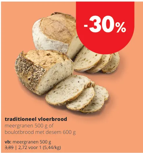 Promotie: traditioneel vloerbrood