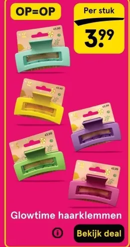 Aanbieding: Glowtime haarklemmen