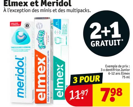 Offre: Elmex et Meridol