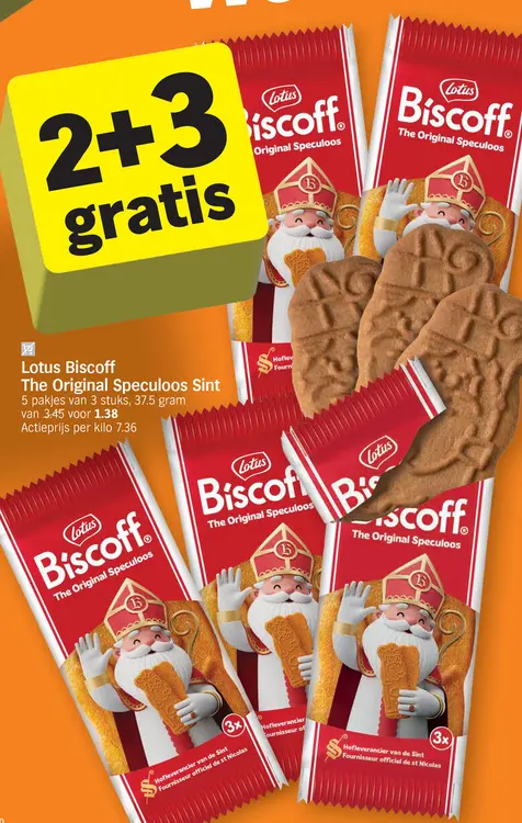 Promotie: Lotus Biscoff The Original Speculoos Sint