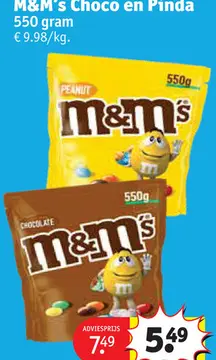 Aanbieding: M&M's Choco en Pinda