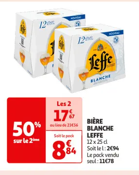 Aanbieding: BIÈRE BLANCHE LEFFE