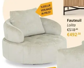 Aanbieding: Fauteuil Lolita