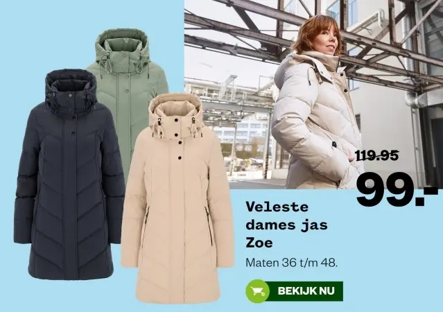 Aanbieding: Veleste dames jas Zoe
