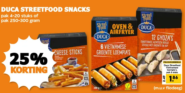 Aanbieding: Streetfood snacks