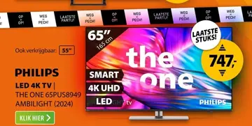 Aanbieding: Philips the one ambilight