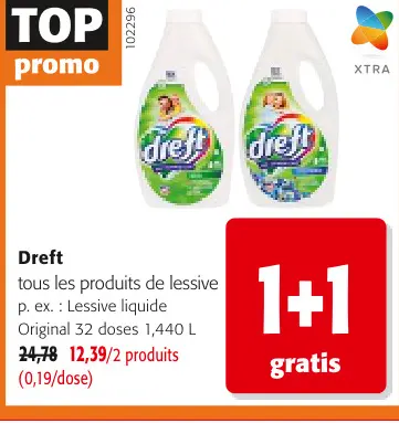 Offre: Lessive liquide Original