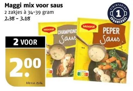 Aanbieding: Maggi mix voor saus