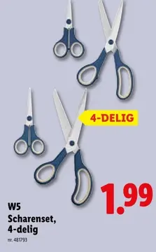 Aanbieding: W5 Scharenset