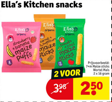 Aanbieding: Ella's Kitchen snacks