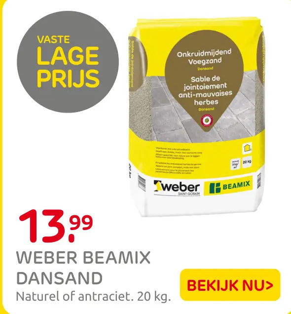 Aanbieding: Weber BEAMIX dansand