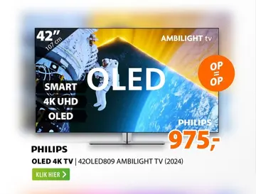 Aanbieding: Philips 42OLED809 Ambilight (2024)