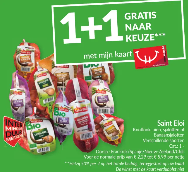 Promotie: Knoflook, uien, sjalotten of Banaansjalotten