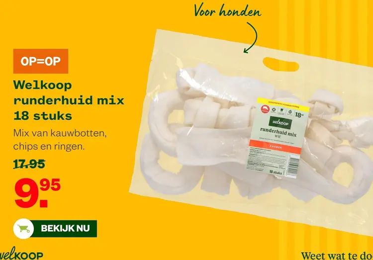 Aanbieding: runderhuid mix
