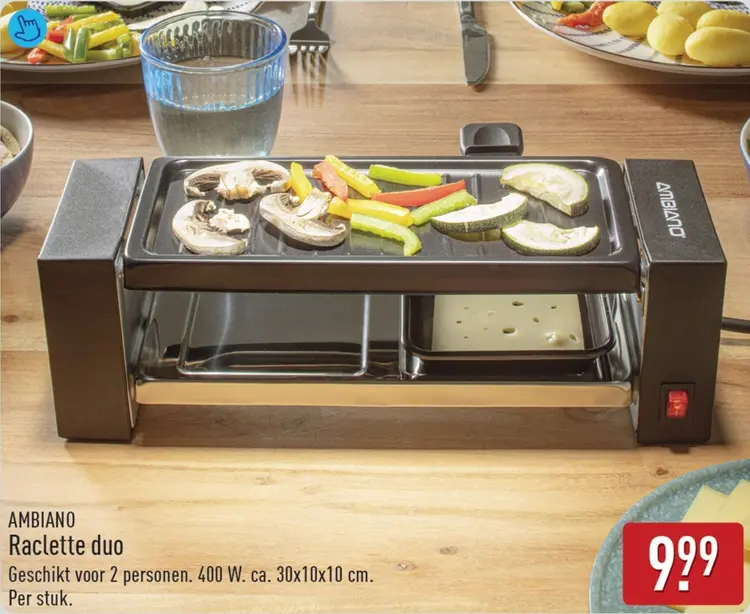 Aanbieding: Raclette duo