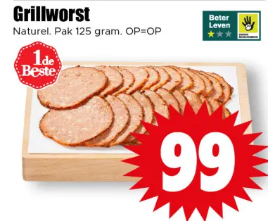 Aanbieding: Grillworst