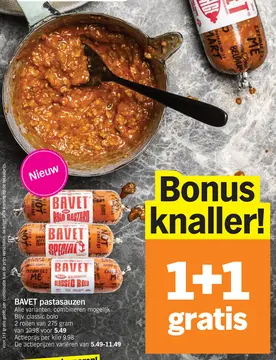 Aanbieding: BAVET pastasauzen
