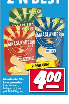 Aanbieding: Maaslander 50+ kaas gesneden
