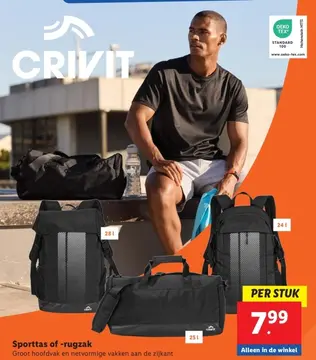 Aanbieding: Sporttas of -rugzak