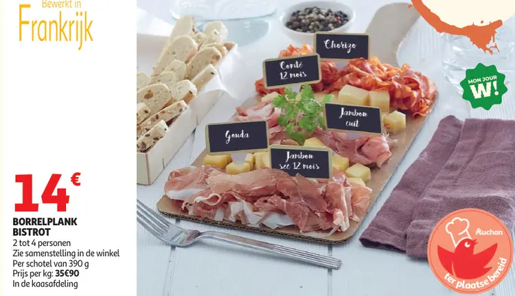 Promotie: Borrelplank Bistrot