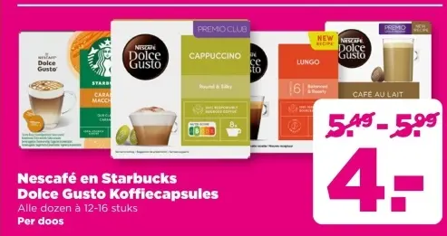 Aanbieding: Dolce Gusto Koffiecapsules