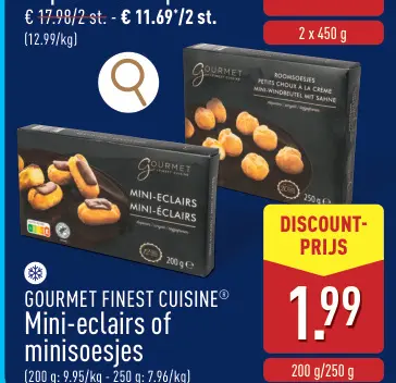 Promotie: Mini-eclairs or minisoesjes