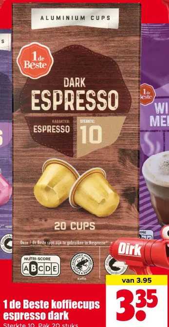 Aanbieding: Koffiecups espresso dark