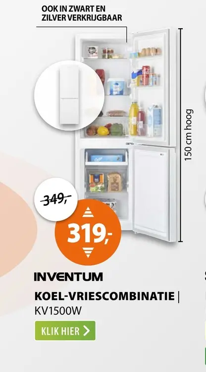 Aanbieding: Inventum KV1500W Wit
