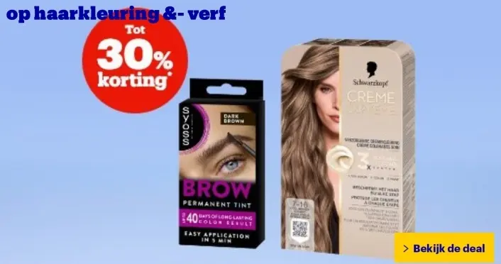 Aanbieding: Haarkleuring & -verf