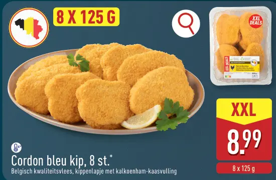 Promotie: Cordon bleu kip