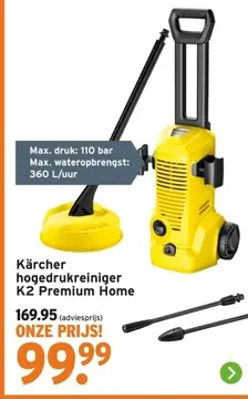 Aanbieding: Kärcher hogedrukreiniger K2 Premium Home