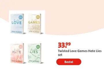 Aanbieding: Twisted Love Games Hate Lies set