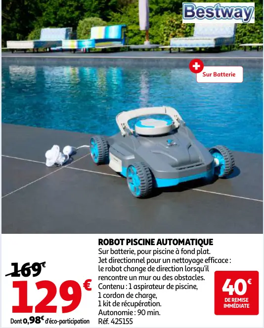 Offre: Robot piscine automatique