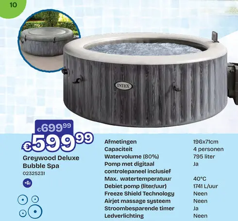 Promotie: Greywood Deluxe Bubble Spa