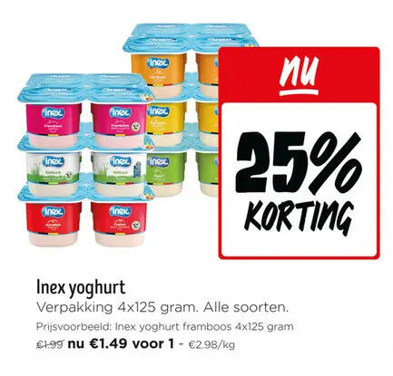Promotie: Inex yoghurt
