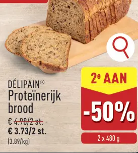 Promotie: Proteïnerijk brood