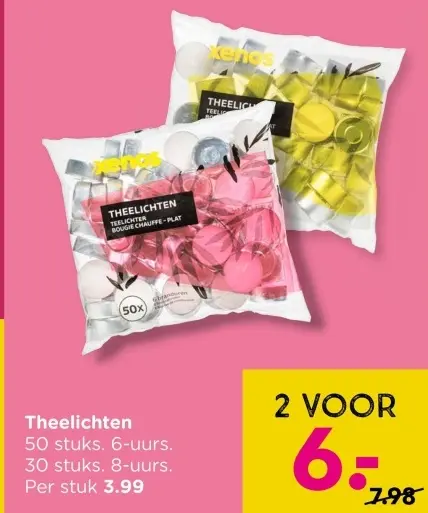 Aanbieding: Theelichten