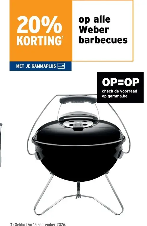 Promotie: Weber barbecues