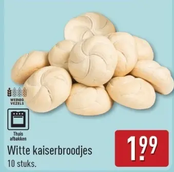 Aanbieding: Witte kaiserbroodjes