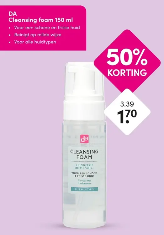 Aanbieding: Cleansing foam