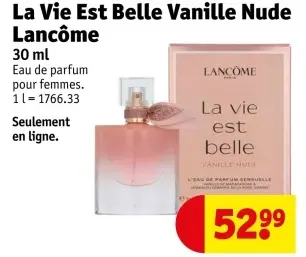 Offre: La Vie Est Belle Vanille Nude