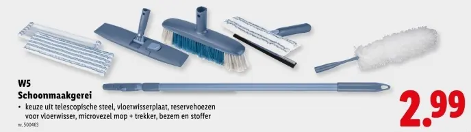 Promotie: Schoonmaakgerei