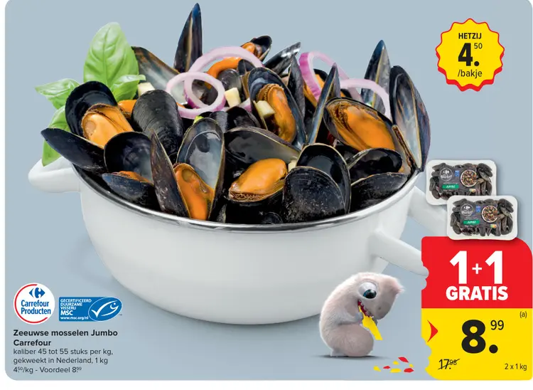 Promotie: Zeeuwse mosselen Jumbo