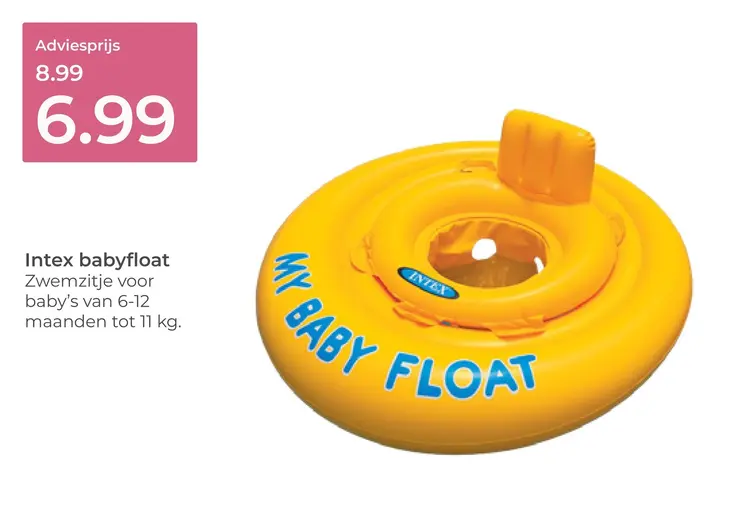 Aanbieding: Babyfloat