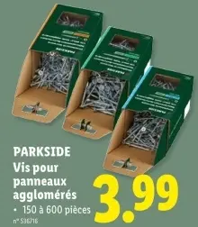 Offre: Vis pour panneaux agglomérés