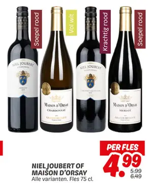 Aanbieding: Niel joubert of Maison D'Orsay