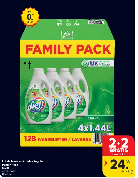 Offre: lessives liquides Regular