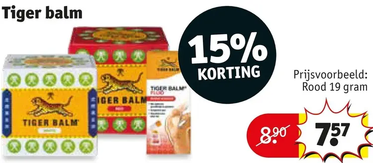 Promotie: Tiger balm